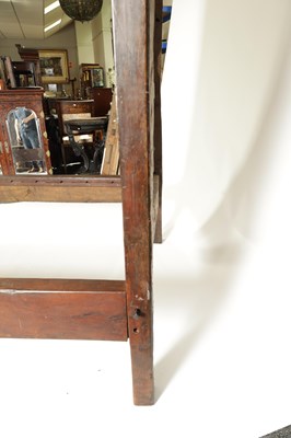 Lot 1245 - A RARE 17TH CENTURY AND LATER JOINED OAK WESTMORELAND DOUBLE FOUR-POSTER BED