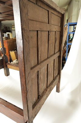 Lot 1245 - A RARE 17TH CENTURY AND LATER JOINED OAK WESTMORELAND DOUBLE FOUR-POSTER BED