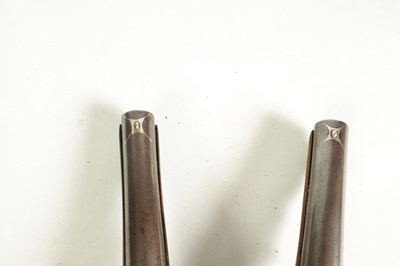 Lot 500 - A PAIR OF 18TH CENTURY SILVER-MOUNTED ENGLISH FLINTLOCK PISTOLS BY BARBAR, LONDON.