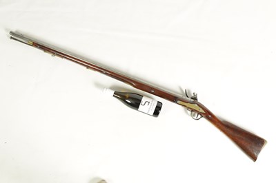 Lot 505 - AN EARLY 19TH CENTURY BROWN BESS FLINTLOCK MUSKET