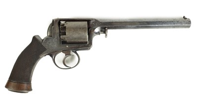 Lot 487 - A CASED 38-BORE DEANE, ADAMS & DEANE FIVE-SHOT SELF-COCKING REVOLVER