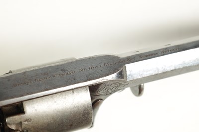 Lot 487 - A CASED 38-BORE DEANE, ADAMS & DEANE FIVE-SHOT SELF-COCKING REVOLVER