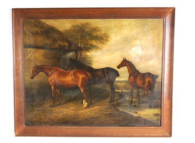Lot 754 - JAMES CLARKE (1858-1943). A LATE 19TH CENTURY OIL ON CANVAS