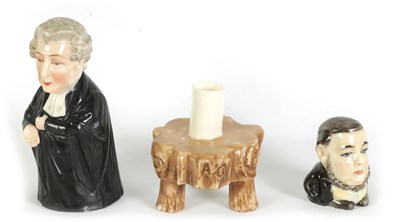 Lot 31 - THE TICHBOURNE TRIAL. A RARE ROYAL WORCESTER GROUP OF CANDLE EXTINGUISHERS