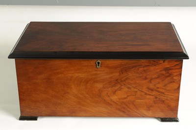 Lot 641 - A LATE 19TH CENTURY 10-AIR SWISS CYLINDER MUSIC BOX