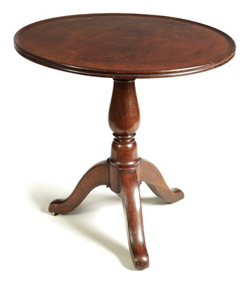 Lot 1390 - GEORGES JACOB (1739-1814) AN 18TH CENTURY MAHOGANY TILT TOP TABLE