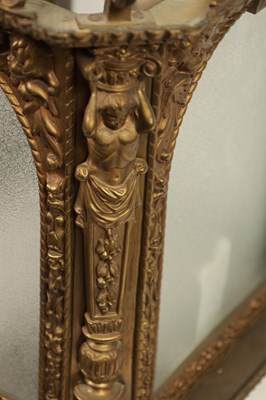 Lot 430 - A LATE 19TH CENTURY CAST BRASS HANGING LANTERN