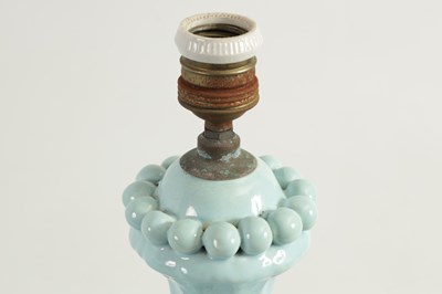 Lot 42 - A PAIR OF MID 20TH CENTURY CASA PUPO CERAMIC TABLE LAMPS
