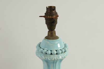 Lot 42 - A PAIR OF MID 20TH CENTURY CASA PUPO CERAMIC TABLE LAMPS