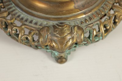 Lot 51 - A GOOD PAIR OF 19TH CENTURY JAPANESE CLOISONNÉ ORMOLU MOUNTED LAMP BASES