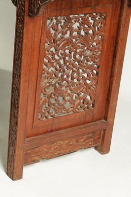 Lot 172 - A 19TH CENTURY CHINESE HARDWOOD ALTAR TABLE