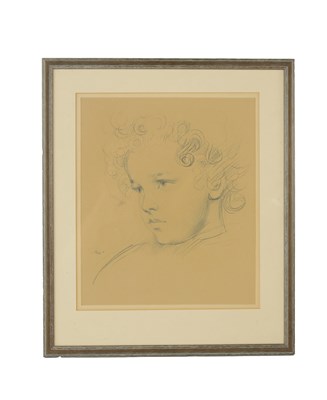 Lot 796 - AUGUSTUS EDWIN JOHN (1878-1961) FRAMED LITHOGRAPH OF 'THE LITTLE PILGRIM' PLATE NO 4 16/25