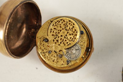 Lot 291 - THOMAS TOMPION & EDWARD BANGER, LONDON. AN EARLY 18TH CENTURY VERGE POCKET WATCH