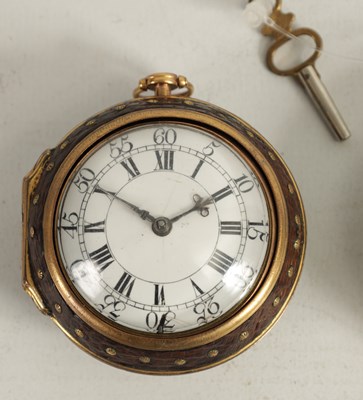 Lot 291 - THOMAS TOMPION & EDWARD BANGER, LONDON. AN EARLY 18TH CENTURY VERGE POCKET WATCH