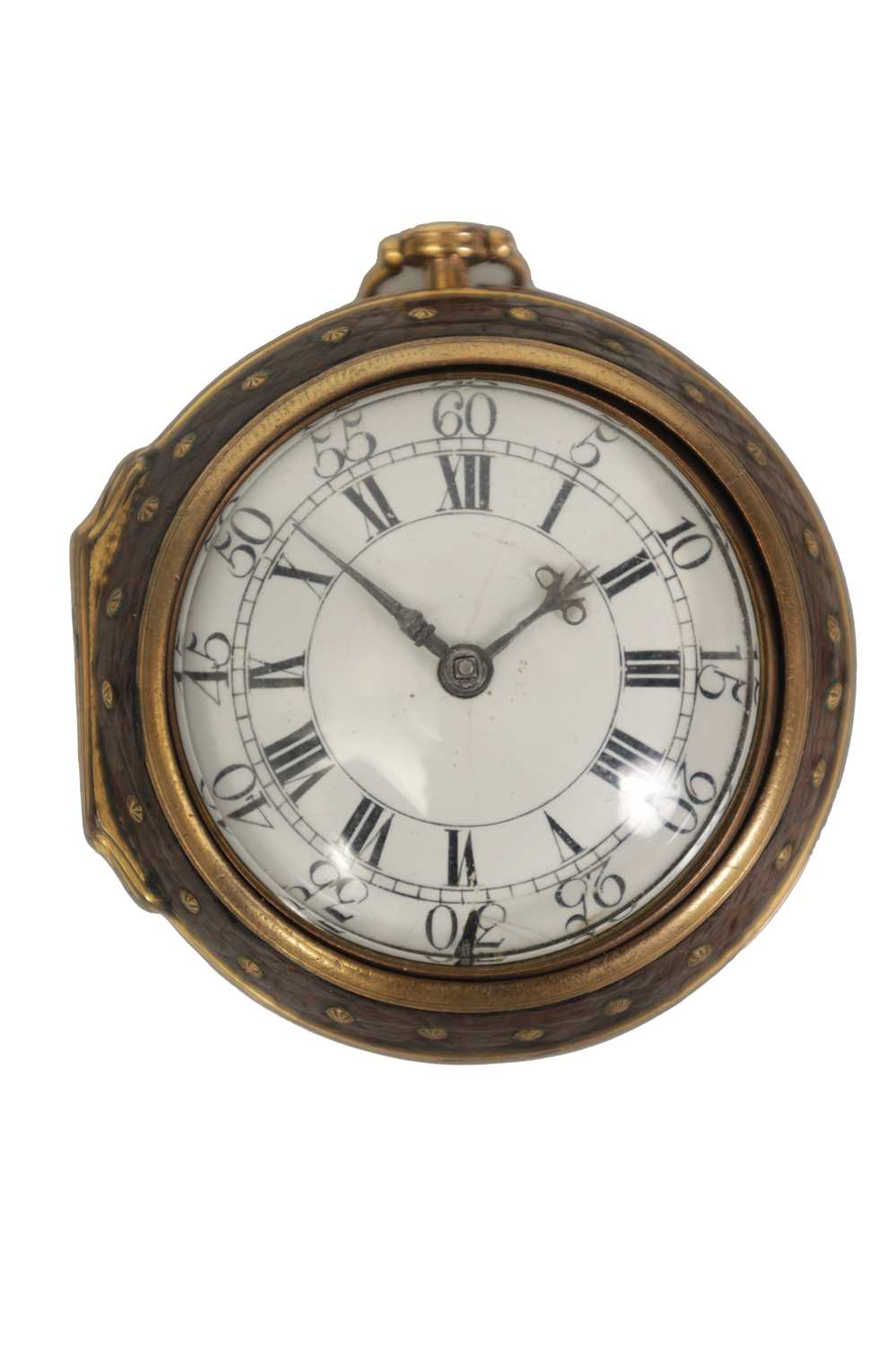 Lot 291 - THOMAS TOMPION & EDWARD BANGER, LONDON. AN EARLY 18TH CENTURY VERGE POCKET WATCH