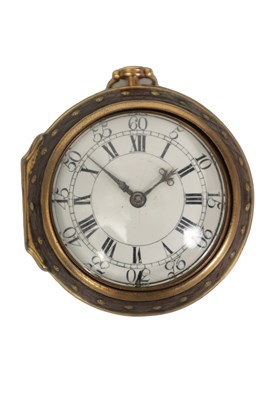 Lot 291 - THOMAS TOMPION & EDWARD BANGER, LONDON. AN EARLY 18TH CENTURY VERGE POCKET WATCH