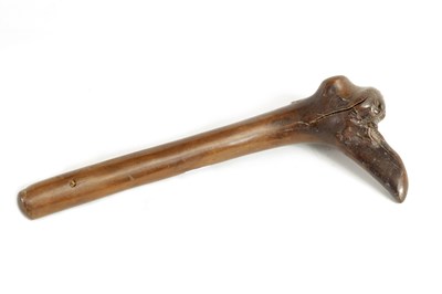 Lot 382 - A 19TH CENTURY HARDWOOD SHILLELAGH