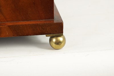 Lot 758 - A LATE 19TH CENTURY FLAME MAHOGANY ARCHED TOP DOUBLE FUSEE ENGLISH BRACKET CLOCK