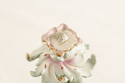 Lot 81 - A LATE 19TH CENTURY MEISSEN STYLE CANDELABRA STEM