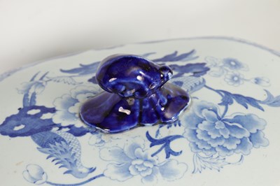 Lot 39 - A 19TH CENTURY BLUE AND WHITE MASON'S IRONSTONE BLUE AND WHITE DINNER SERVICE