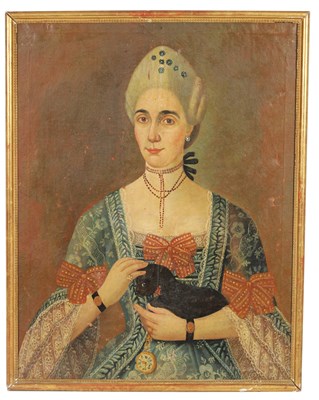 Lot 623 - 17TH CENTURY CONTINENTAL SCHOOL OIL ON CANVAS