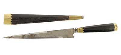 Lot 366 - AN 18TH CENTURY ITALIAN DAGGER