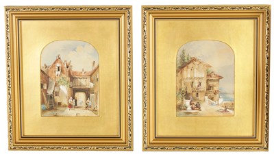 Lot 855 - JAMES DUFFIELD HARDING, OWS (BRITISH, 1798-1863) A PAIR OF 19TH CENTURY WATERCOLOURS