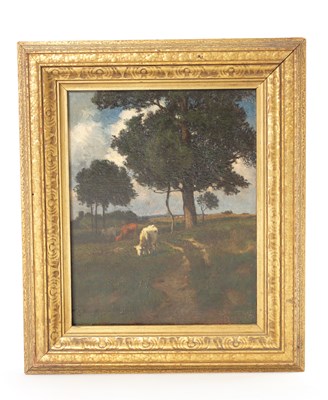 Lot 628 - CARLTON WIGGINS. AMERICAN (1848-1931) HUDSON RIVER SCHOOL OIL ON CANVAS
