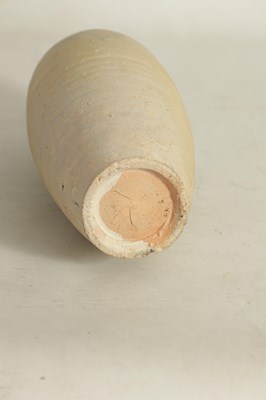 Lot 153 - A CHINESE SONG CREAM GLAZED TALL VASE