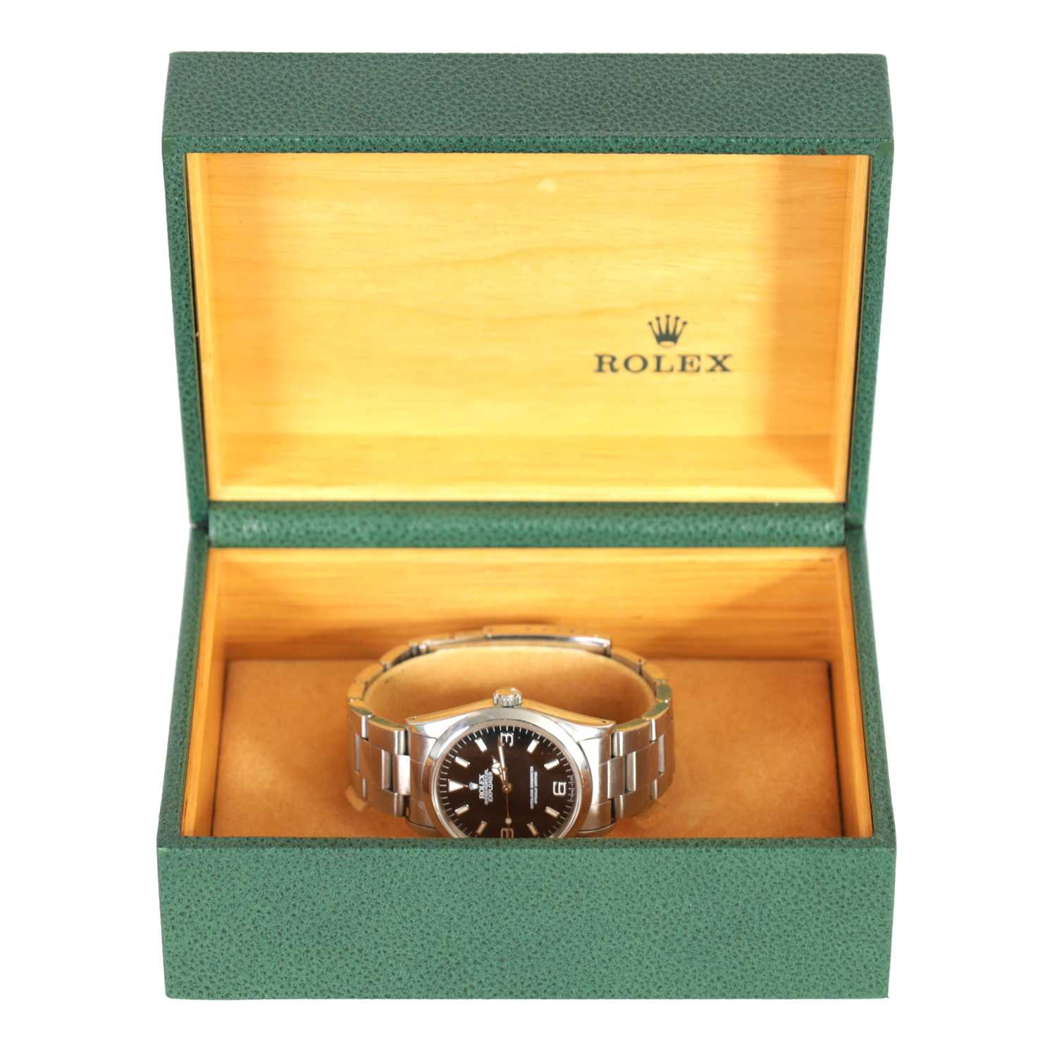 Lot 293 - A GENTLEMAN’S STEEL ROLEX EXPLORER 1 WRISTWATCH