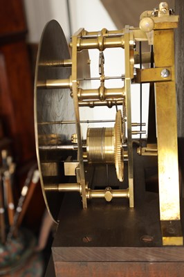 Lot 977 - BARRAUD, LONDON. A FINE REGENCY FIGURED MAHOGANY OBSERVATORY REGULATOR LONGCASE CLOCK