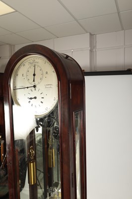 Lot 762 - J. SEWILL, LIVERPOOL, MAKER TO THE ADMIRALTY. A FINE QUALITY MID 19TH CENTURY REGULATOR LONGCASE CLOCK