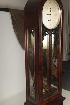 Lot 762 - J. SEWILL, LIVERPOOL, MAKER TO THE ADMIRALTY. A FINE QUALITY MID 19TH CENTURY REGULATOR LONGCASE CLOCK