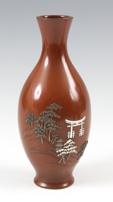Lot 125 - A MEIJI PERIOD JAPANESE COPPER PATINATED...