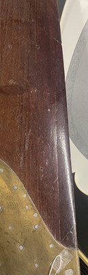Lot 498 - A RARE MAHOGANY BRASS TIPPED FOUR BLADE PROPELLER FROM A 1915 WW1 FE8 AIRCRAFT