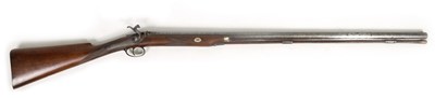 Lot 368 - A 19TH CENTURY PERCUSSION SPORTING GUN