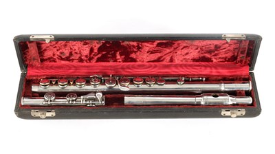 Lot 744 - RUDALL ROSE CARTE & CO CIRCA 1859. A RARE EARLY SILVER FLUTE