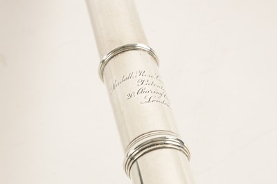 Lot 744 - RUDALL ROSE CARTE & CO CIRCA 1859. A RARE EARLY SILVER FLUTE