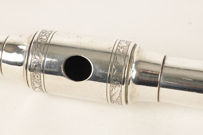 Lot 744 - RUDALL ROSE CARTE & CO CIRCA 1859. A RARE EARLY SILVER FLUTE