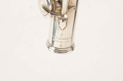 Lot 735 - E J ALBERT NO 87. AN ALL-SILVER FLUTE
