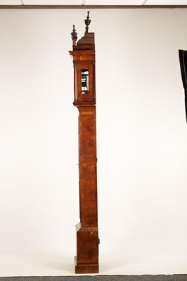 Lot 941 - JOHN. MITCHELL LONDON. AN EARLY 18TH CENTURY WALNUT AND SEAWEED MARQUETRY, EIGHT-DAY LONGCASE CLOCK