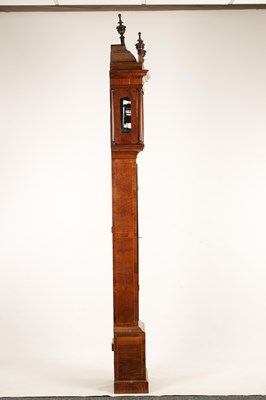 Lot 941 - JOHN. MITCHELL LONDON. AN EARLY 18TH CENTURY WALNUT AND SEAWEED MARQUETRY, EIGHT-DAY LONGCASE CLOCK