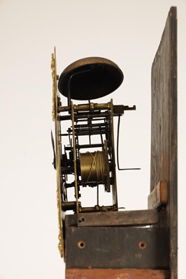 Lot 941 - JOHN. MITCHELL LONDON. AN EARLY 18TH CENTURY WALNUT AND SEAWEED MARQUETRY, EIGHT-DAY LONGCASE CLOCK