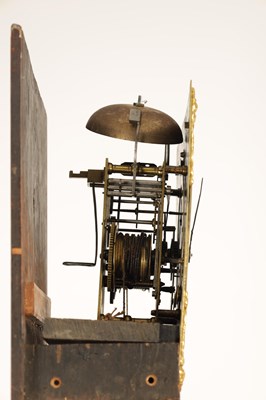 Lot 941 - JOHN. MITCHELL LONDON. AN EARLY 18TH CENTURY WALNUT AND SEAWEED MARQUETRY, EIGHT-DAY LONGCASE CLOCK