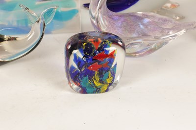 Lot 6 - A LARGE COLLECTION OF 20TH CENTURY CONTINENTAL GLASSWARE INCLUDING THREE MURANO