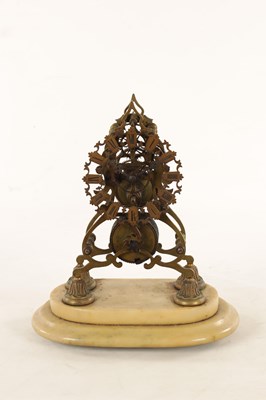Lot 942 - A 19TH CENTURY ENGLISH FUSEE SKELETON CLOCK