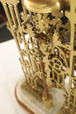 Lot 907 - A MID 19TH CENTURY ENGLISH FUSEE SKELETON CLOCK