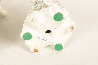 Lot 38 - A PAIR OF 19TH CENTURY DERBY TYPE PORCELAIN CANDLESTICKS