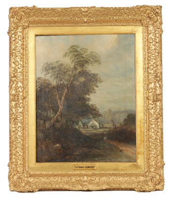 Lot 833 - FOLLOWER OF THOMAS CRESWICK. A 19TH CENTURY OIL ON CANVAS