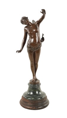 Lot 680 - FRANZ ROSSE (1858 – 1900) A LATE 19TH CENTURY GERMAN BRONZE SCULPTURE